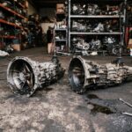 Used Mazda rotary gearbox from a wreck